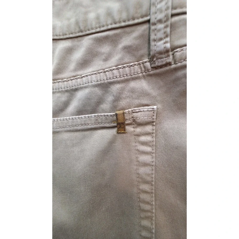 Joes Jeans Brixton Straight Narrow Beige Khaki Pants Mens 36 Stretch Cotton